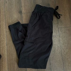 Black scrub pants